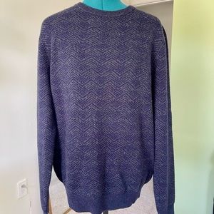 Jos a bank mens wool sweater size L new